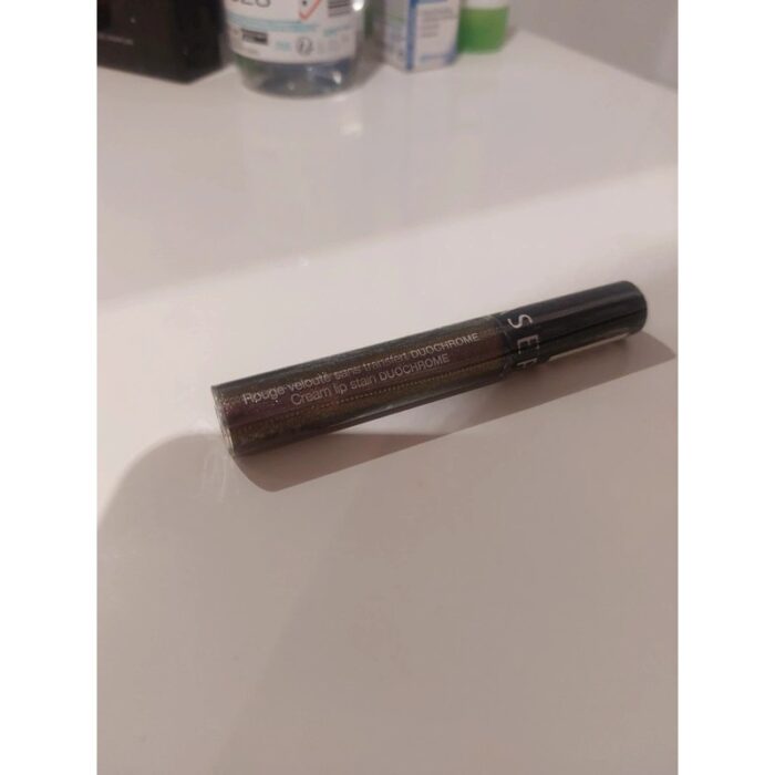 ⁦Sephora Cream Lip Stain Duochrome 123 Wicked Auburn⁩ - الصورة ⁦2⁩