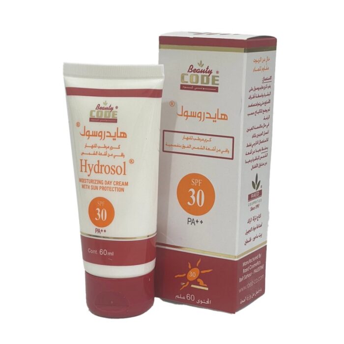 10316858_67db6582e0665 Beauty Code Hydrosol Moisturizing Day Cream With Sun Protection 30SPF PA++ هايدروسول مرطب للنهار واقي من اشعة الشمس 60 مل - الصورة 1