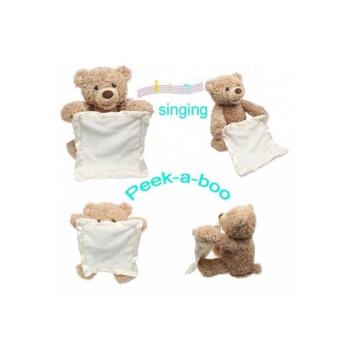 ⁦لعبة قماش الدبدوب الناطق مع منديل من PEEKABOO⁩ - الصورة ⁦8⁩
