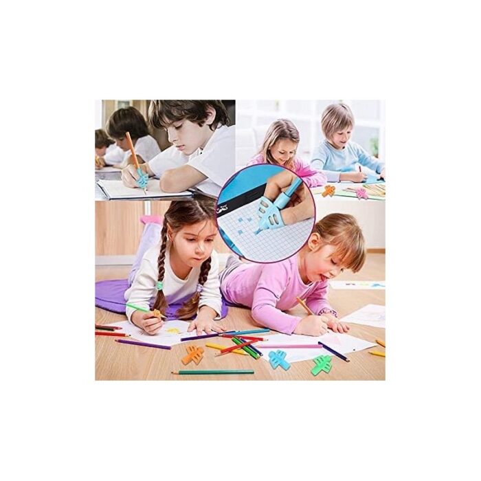 ⁦مسكة قلم سيليكون مساعدة للكتابة⁩ - الصورة ⁦7⁩