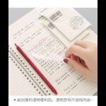 ⁦ورق ملاحظات لاصقة شفاف بسيط بحجم كبير 50 قطعة  قياس 76*79مم⁩ - الصورة ⁦3⁩