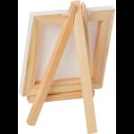 ⁦كانفاس 10*10 مع ستاند خشبي⁩ - الصورة ⁦2⁩