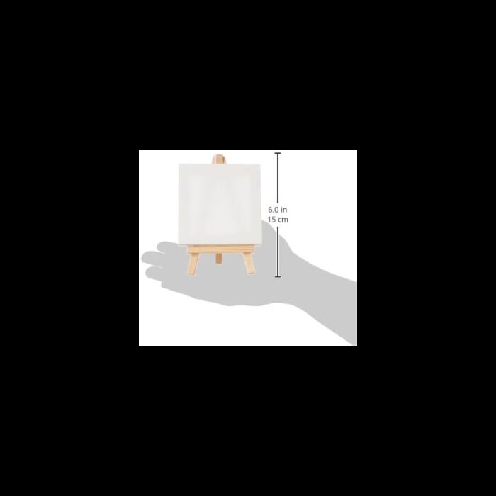 ⁦كانفاس 10*10 مع ستاند خشبي⁩ - الصورة ⁦3⁩