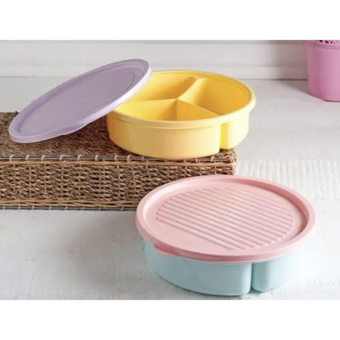 ⁦لنش بوكس مقطع 3 خانات سعة 1200 ملل⁩ - الصورة ⁦4⁩