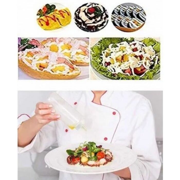 ⁦زجاجة صلصه بلاستيك متعدد الاستخدامات عدد2⁩ - الصورة ⁦2⁩