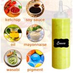 ⁦زجاجة صلصه بلاستيك متعدد الاستخدامات عدد2⁩ - الصورة ⁦3⁩