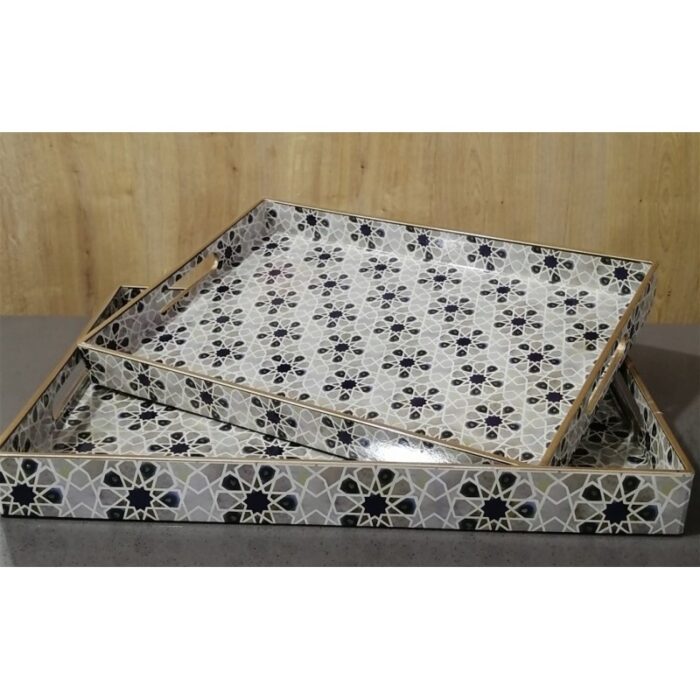 ⁦طقم 2 صينية مستطيل⁩ - الصورة ⁦2⁩