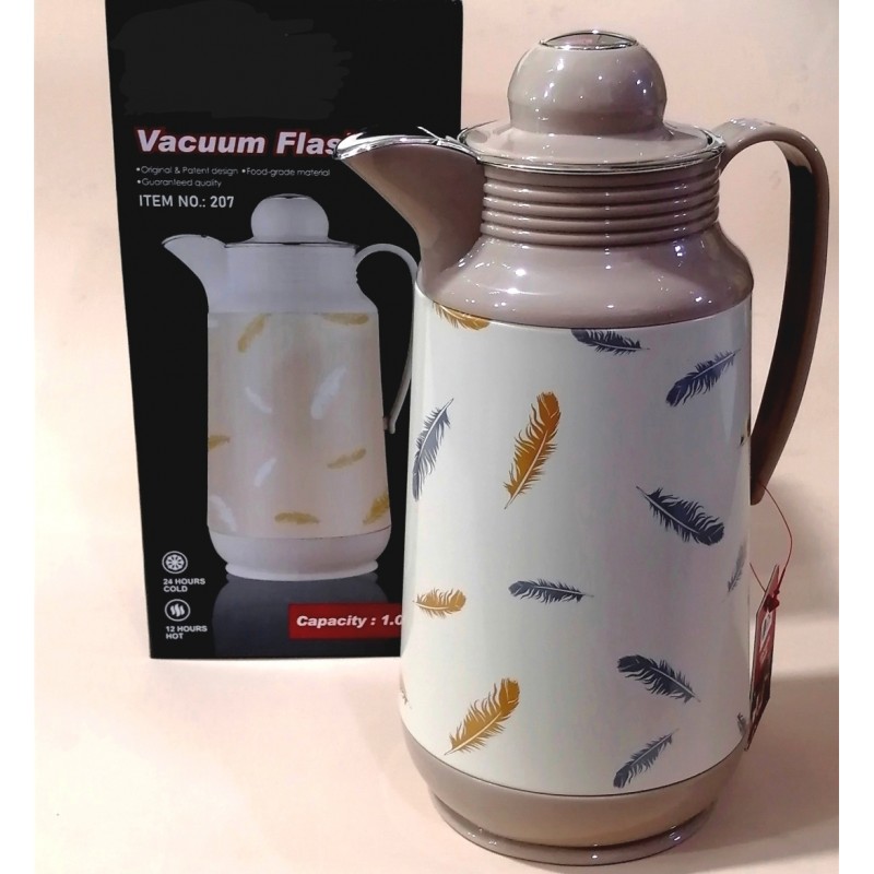 ⁦ثيرموس كبسة ( ريش أبيض) واحد لتر⁩ - الصورة ⁦1⁩