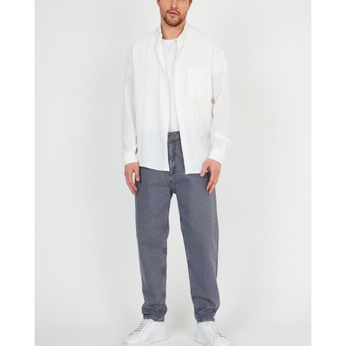 ⁦بنطلون جينز بـوي فريند شبابــي⁩ - الصورة ⁦2⁩