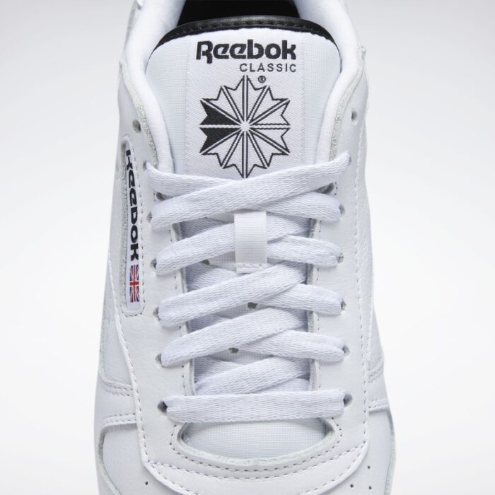 ⁦Reebok Unisex Classic Leather Shoes- حذاء ريبوك كلاسيك ليذر للجنسين لون أبيض⁩ - الصورة ⁦8⁩