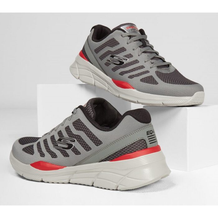 ⁦Skechers Men's Relaxed Fit: Equalizer 4.0 – PHAIRME Shoes - حذاء سكيتشرز ريلاكس فيت: اكواليزر -4.0 فرايم للرجال لون رمادي⁩ - الصورة ⁦2⁩