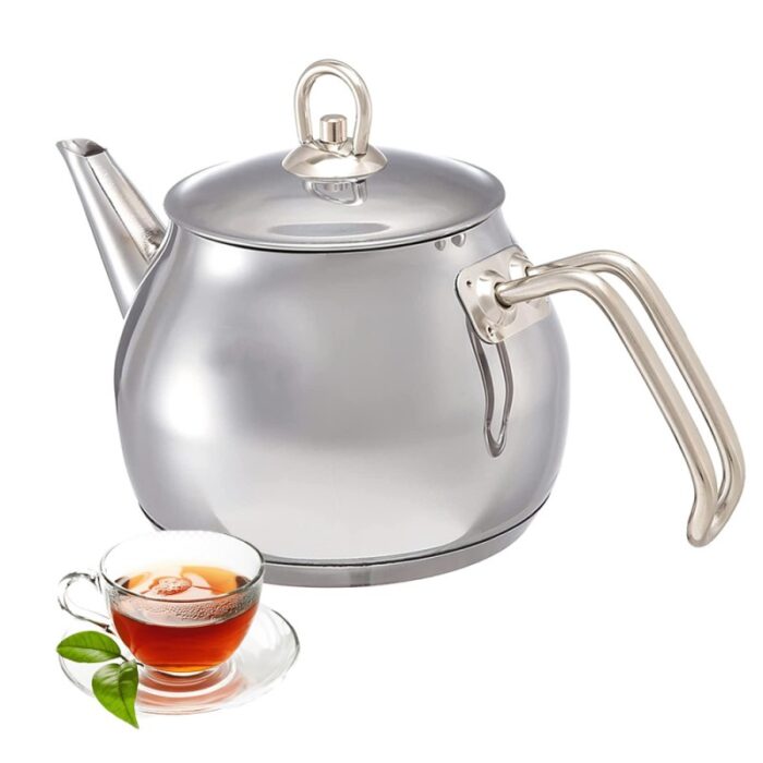 ⁦ابريق شاي ستيل سعة 1.5 لتر⁩ - الصورة ⁦2⁩