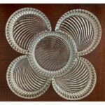 ⁦طقم 5 صحون مكسرات وتسالي زجاج⁩ - الصورة ⁦2⁩