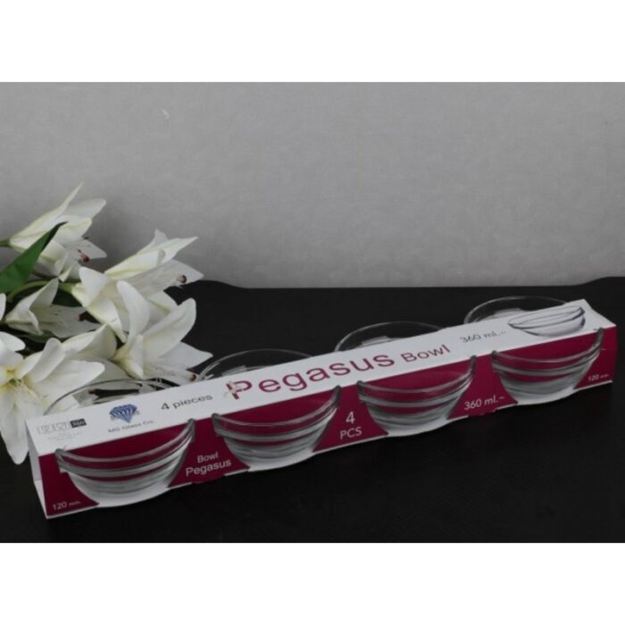 ⁦طقم 4 زبادي زجاج⁩ - الصورة ⁦2⁩