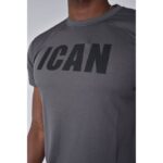⁦ICAN DRAY FIT T-SHIRT تيشيرت شبابي دراي فيت لون سكني غامق⁩ - الصورة ⁦3⁩