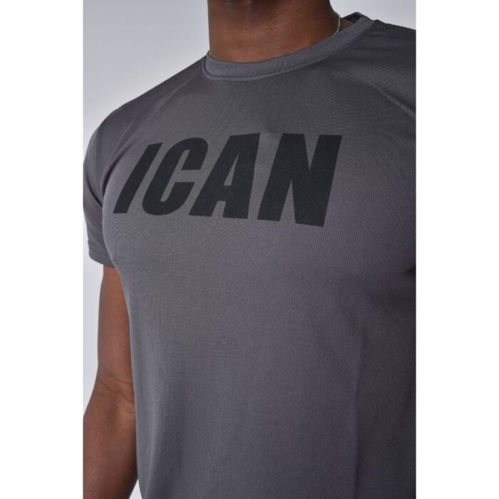⁦ICAN DRAY FIT T-SHIRT تيشيرت شبابي دراي فيت لون سكني غامق⁩ - الصورة ⁦3⁩