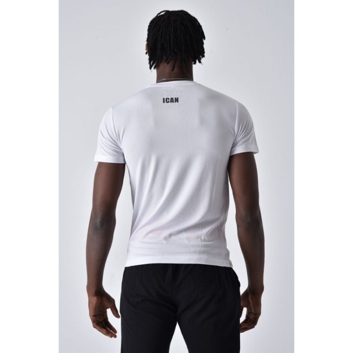 ⁦ICAN DRAY FIT T-SHIRT تيشيرت شبابي دراي فيت لون ابيض⁩ - الصورة ⁦2⁩