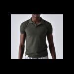 ⁦ICAN POLO T-SHIRT بلوزة بولو تيشيرت شبابي لون زيتي⁩ - الصورة ⁦5⁩