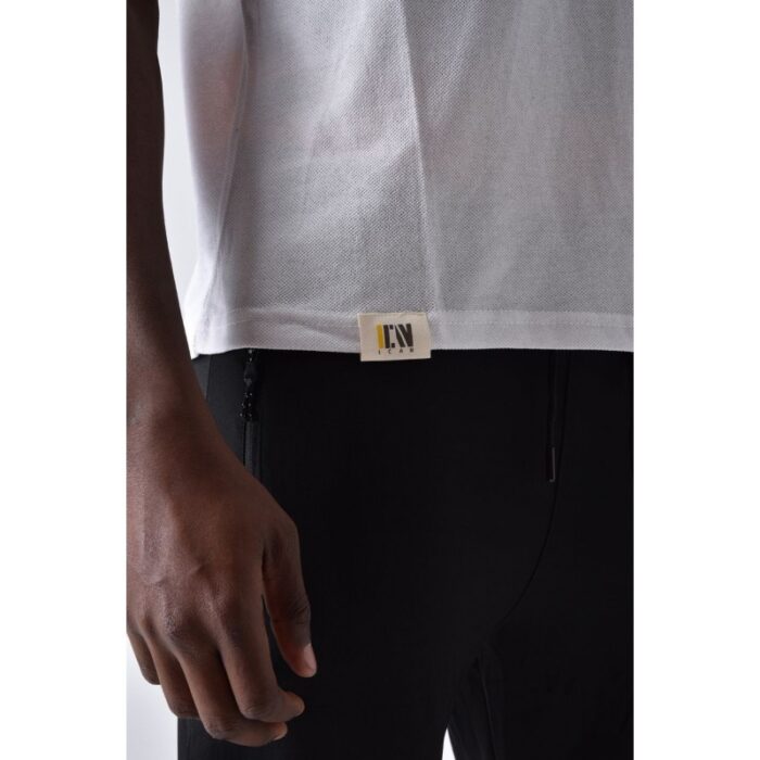 ⁦ICAN POLO T-SHIRT بلوزة بولو تيشيرت شبابي لون ابيض⁩ - الصورة ⁦2⁩
