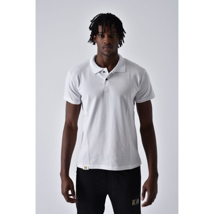 ⁦ICAN POLO T-SHIRT بلوزة بولو تيشيرت شبابي لون ابيض⁩ - الصورة ⁦3⁩
