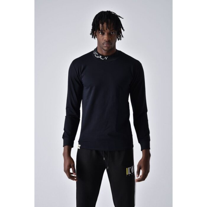 10317467_67db6766e113a ICAN SS ROUND NICK SHIRT بلوزة شبابية صوف ناعم DMC مع كتابة على القبة لون كحلي - الصورة 1