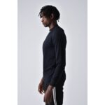 ⁦ICAN SS ROUND NICK SHIRT بلوزة شبابية صوف ناعم DMC مع كتابة على القبة لون كحلي⁩ - الصورة ⁦2⁩