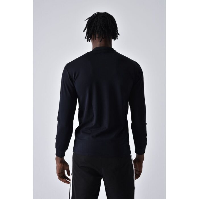 ⁦ICAN SS ROUND NICK SHIRT بلوزة شبابية صوف ناعم DMC مع كتابة على القبة لون كحلي⁩ - الصورة ⁦3⁩