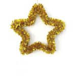 ⁦نجمة سلك ذهبي حجم كبير⁩ - الصورة ⁦2⁩