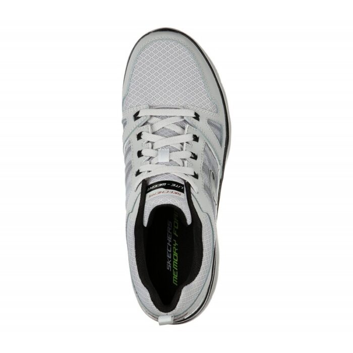 ⁦Skechers Men's Summits New World Shoes  - حذاء سكيتشرز سوميتس نيو ورلد للرجال لون رمادي⁩ - الصورة ⁦3⁩