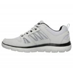 ⁦Skechers Men's Summits New World Shoes  - حذاء سكيتشرز سوميتس نيو ورلد للرجال لون رمادي⁩ - الصورة ⁦5⁩