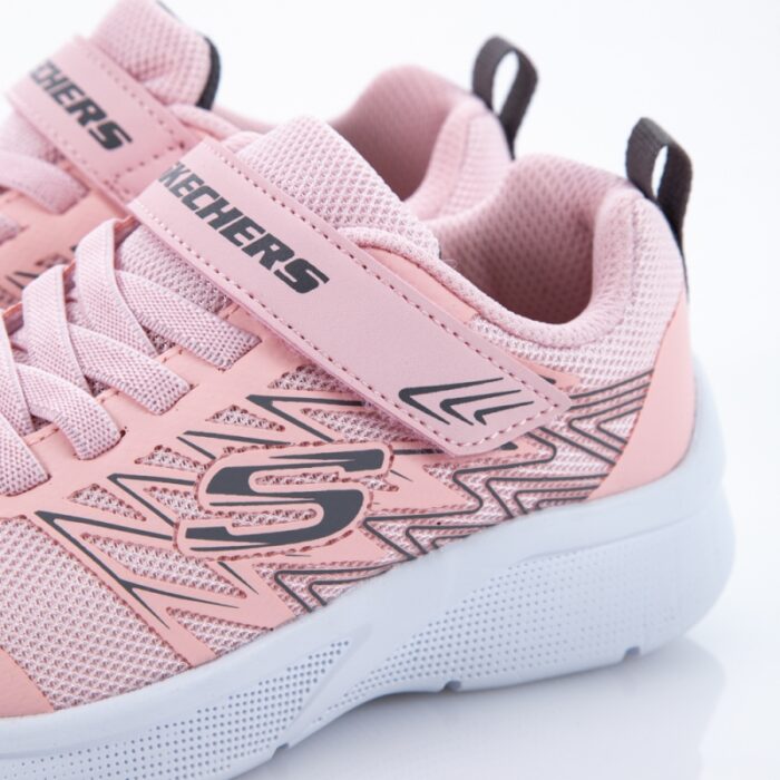 ⁦Skechers Kid's Microspec - Bright Runner Shoes - حذاء سكيتشرز ميكرو سبيس- برايت راننر للأطفال لون زهري فاتح⁩ - الصورة ⁦10⁩