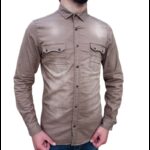 قميص جيرديني جينز ناعم ليكرا