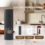 ⁦مطحنة بهار شحن لون اسود⁩ - الصورة ⁦2⁩