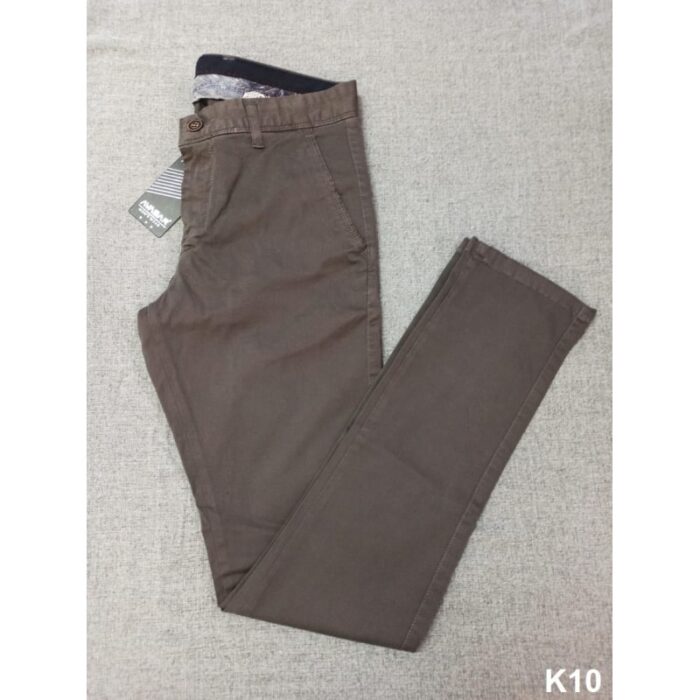 10317781_67db6872a41b9 بنطلون كتان شبابي موديل سلم فيت من AVASAR - الصورة 1