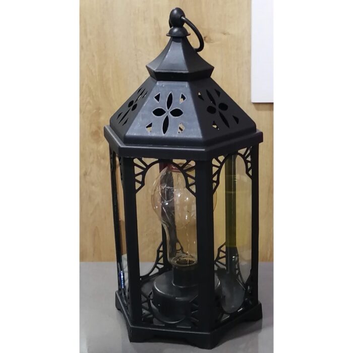 ⁦فانوس بلاستيك كبير مع إضاءة⁩ - الصورة ⁦2⁩