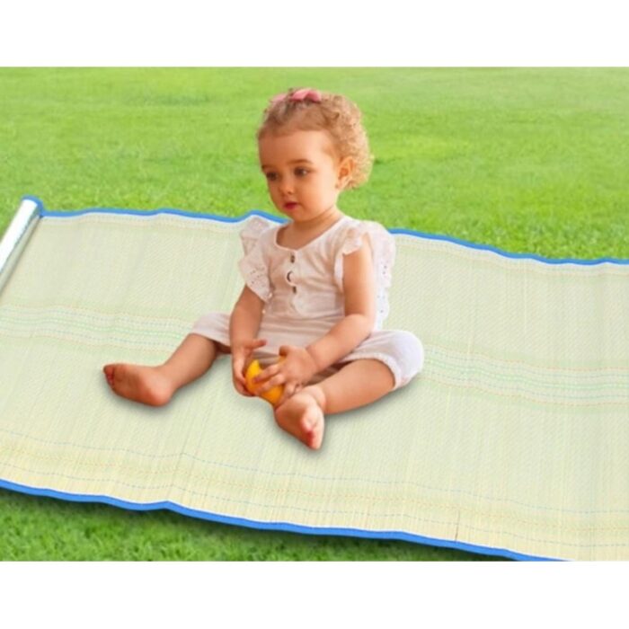 ⁦حصيرة الرحلات.. مبطنة لون فضي قياس 180*65 سم⁩ - الصورة ⁦5⁩