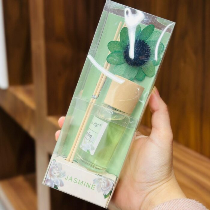 ⁦معطر مع عيدان ووردة JASMINE⁩ - الصورة ⁦3⁩
