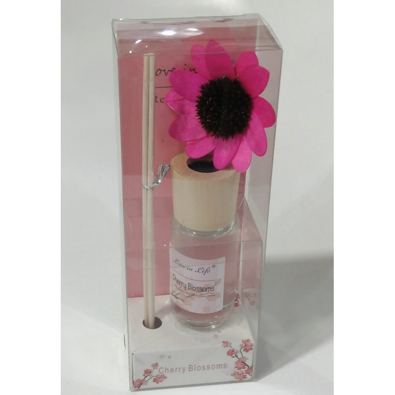 ⁦معطر مع عيدان ووردة CHERRY BLOSSOM⁩ - الصورة ⁦1⁩