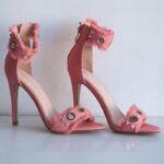 ⁦كعب ستاتي عالي لون زهري⁩ - الصورة ⁦3⁩