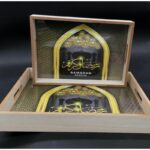 طقم صواني خشب 2 قطعة .. رمضان كريم