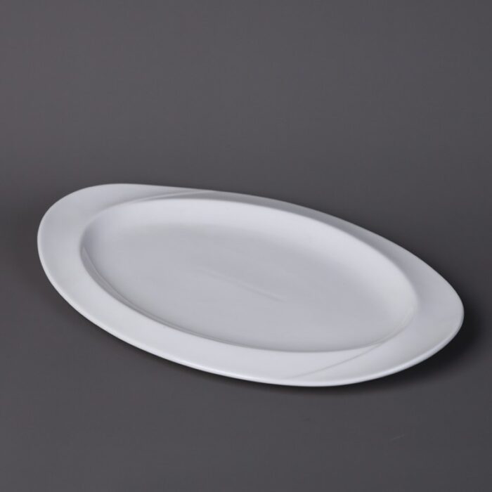 ⁦جاط  بورسلان بيضاوي قياس 30*20.5*1.5 سم⁩ - الصورة ⁦6⁩