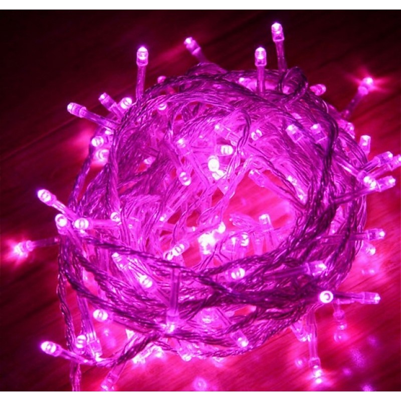 ⁦حبل اضاءة 10 م لون زهري⁩ - الصورة ⁦1⁩