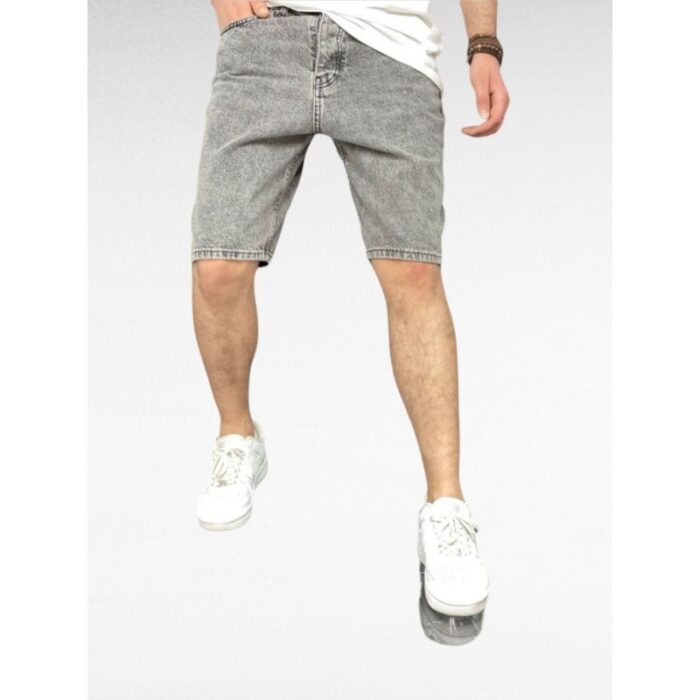 10318130_67db6981def9e شورت جينز شبابي اوفر سايز منDENIM BRO - الصورة 1