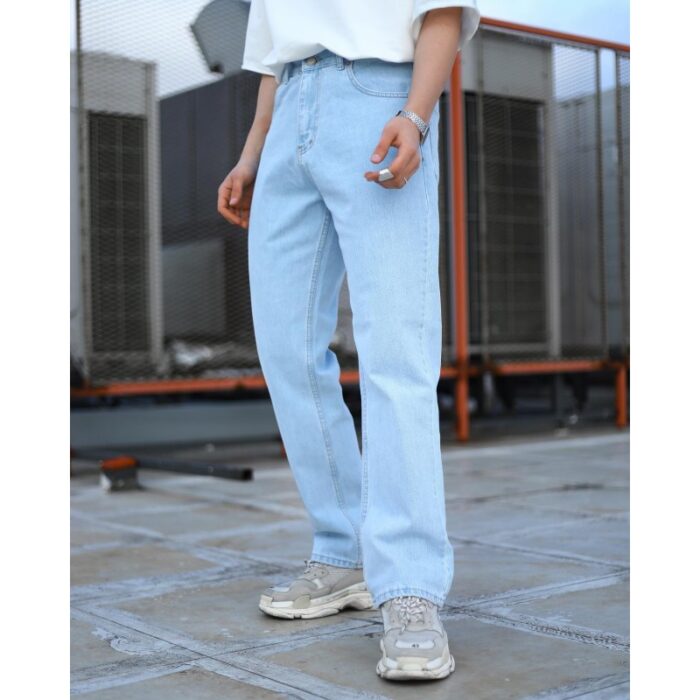 ⁦بنطلون جينز شبابي Straight FiT⁩ - الصورة ⁦2⁩