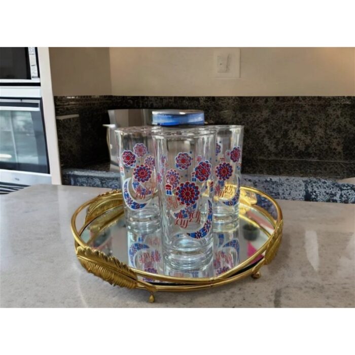 10318200_67db69de749c3 طقم 6 كاسات رمضان ماء / عصير لون أحمر و أزرق - الصورة 1