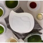 ⁦جاط  بورسلان للبطاطا والكاتشاب قياس 35*27*1.3 سم⁩ - الصورة ⁦2⁩