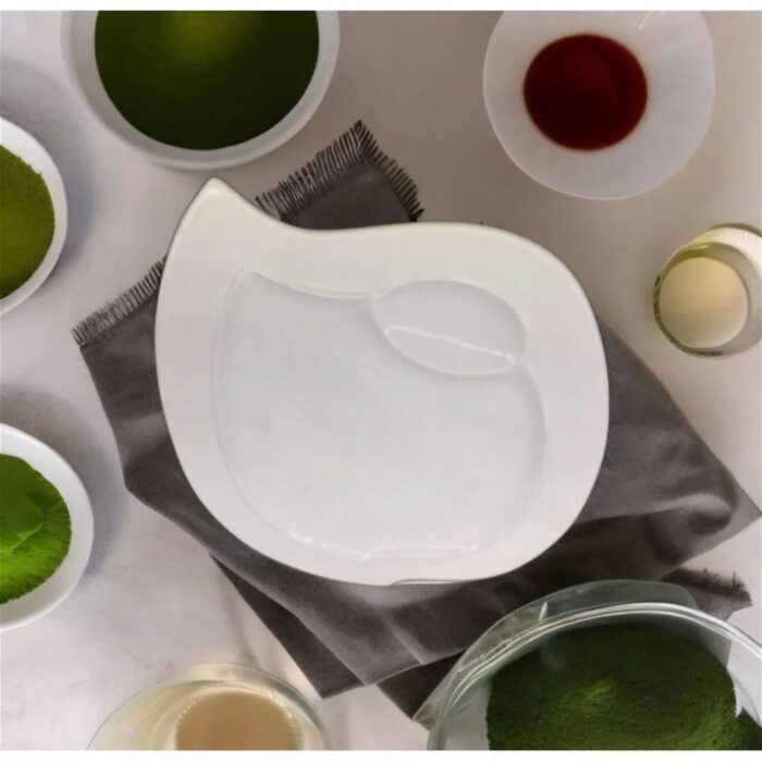 ⁦جاط  بورسلان للبطاطا والكاتشاب قياس 35*27*1.3 سم⁩ - الصورة ⁦2⁩