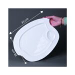 ⁦جاط  بورسلان للبطاطا والكاتشاب قياس 35*27*1.3 سم⁩ - الصورة ⁦4⁩