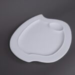 ⁦جاط  بورسلان للبطاطا والكاتشاب قياس 35*27*1.3 سم⁩ - الصورة ⁦6⁩