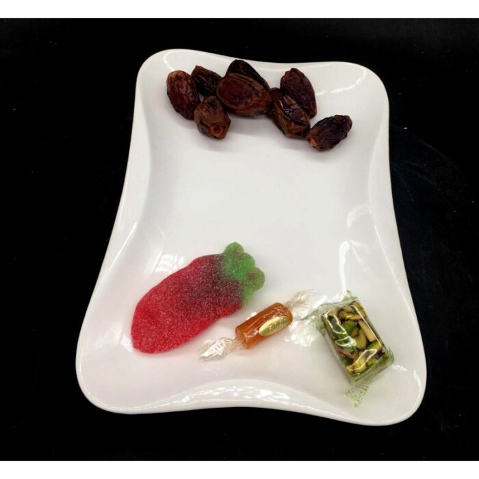 ⁦جاط بورسلان مستطيل 30*20*2 سم⁩ - الصورة ⁦2⁩